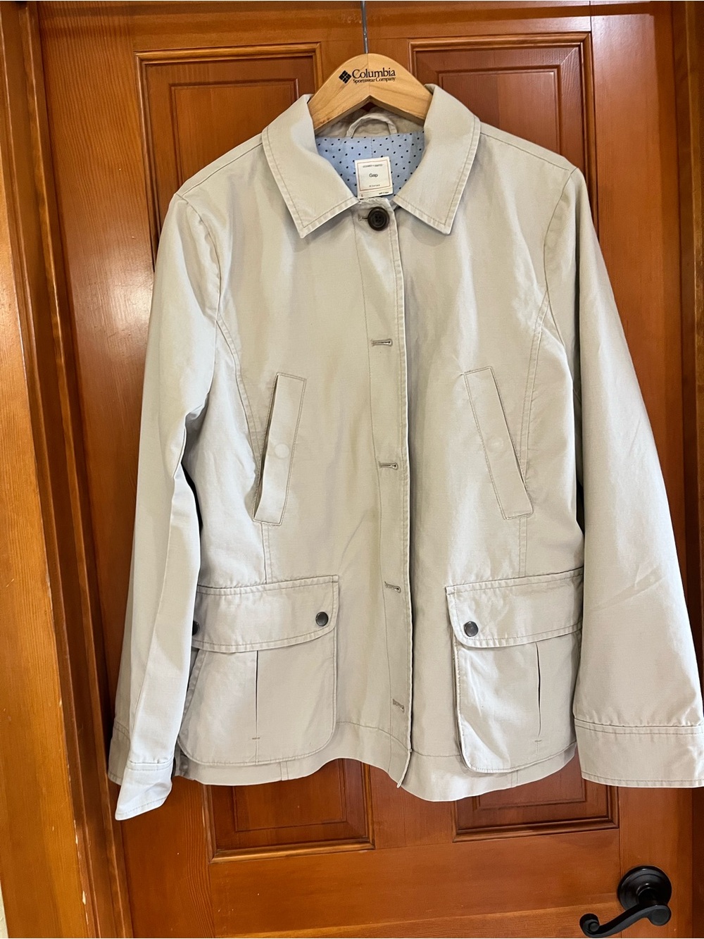 GAP Light Beige Utility Jacket